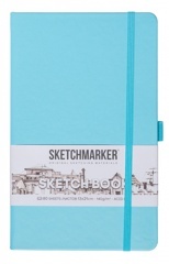 Скетчбук Sketchmarker 13*21cм 80л. 140г/м2 слоновая кость Небесно-голубой