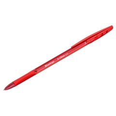 Ручка шариковая 1.0мм BERLINGO Tribase grip Красная