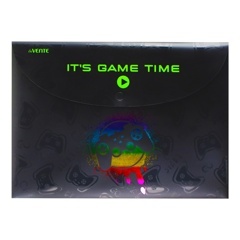 Папка-конверт на кнопке А4 deVENTE It's Game Time